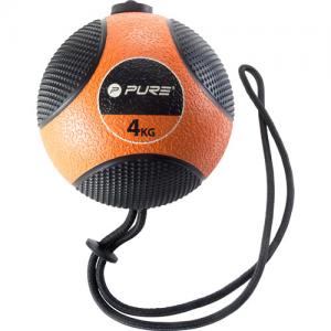 MEDICINE BALL WITH ROPE 4KG