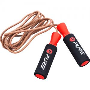 JUMPROPE WITH LEATHER ROPE 275CM